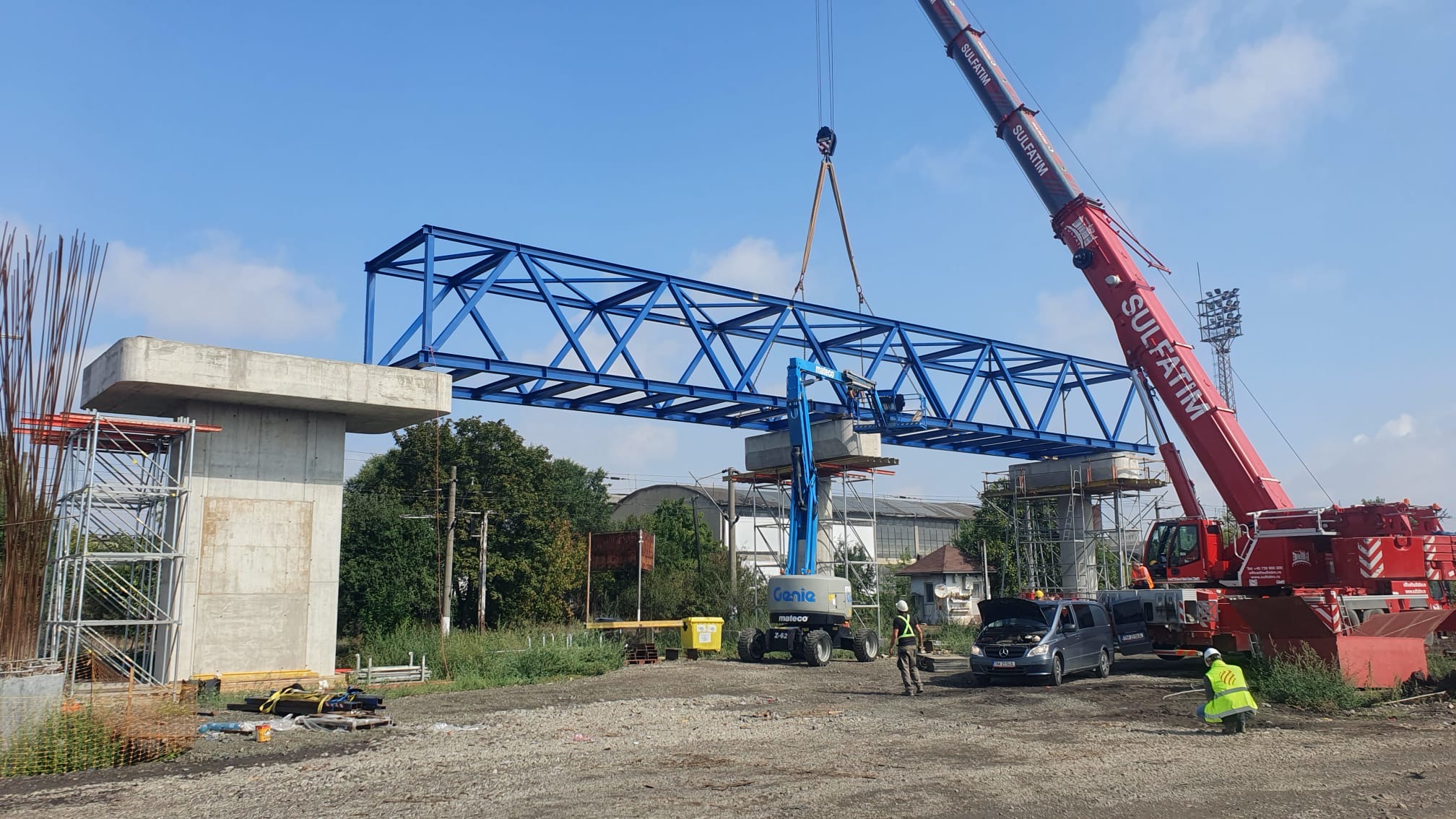 Productie si montaj pasarele CFR lot CTA3