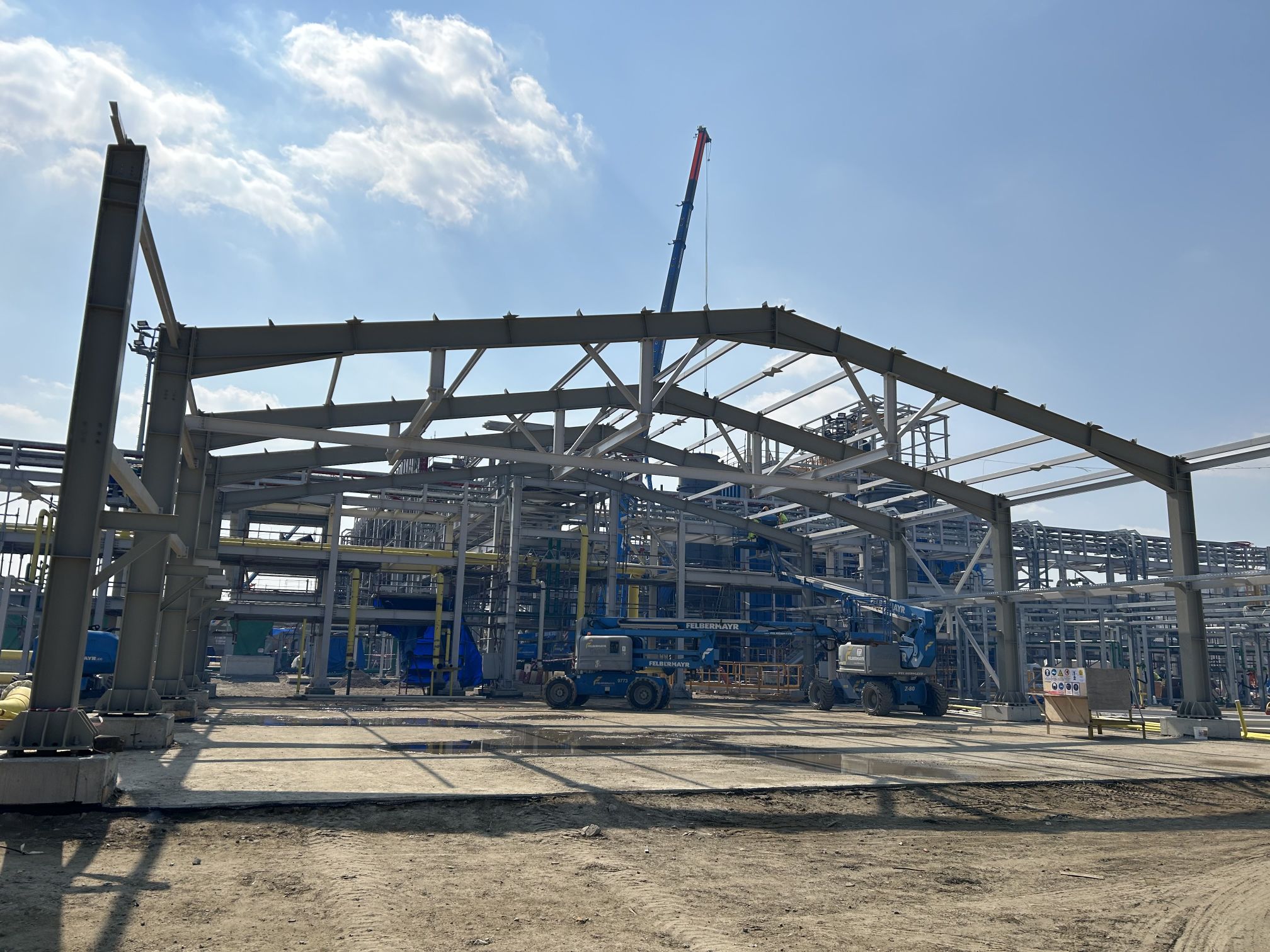 Productie structura statie electrica rafinaria Rompetrol