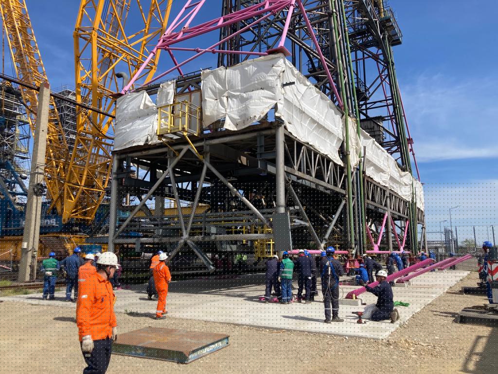 Productie structura suport rafinaria Petrobrazi