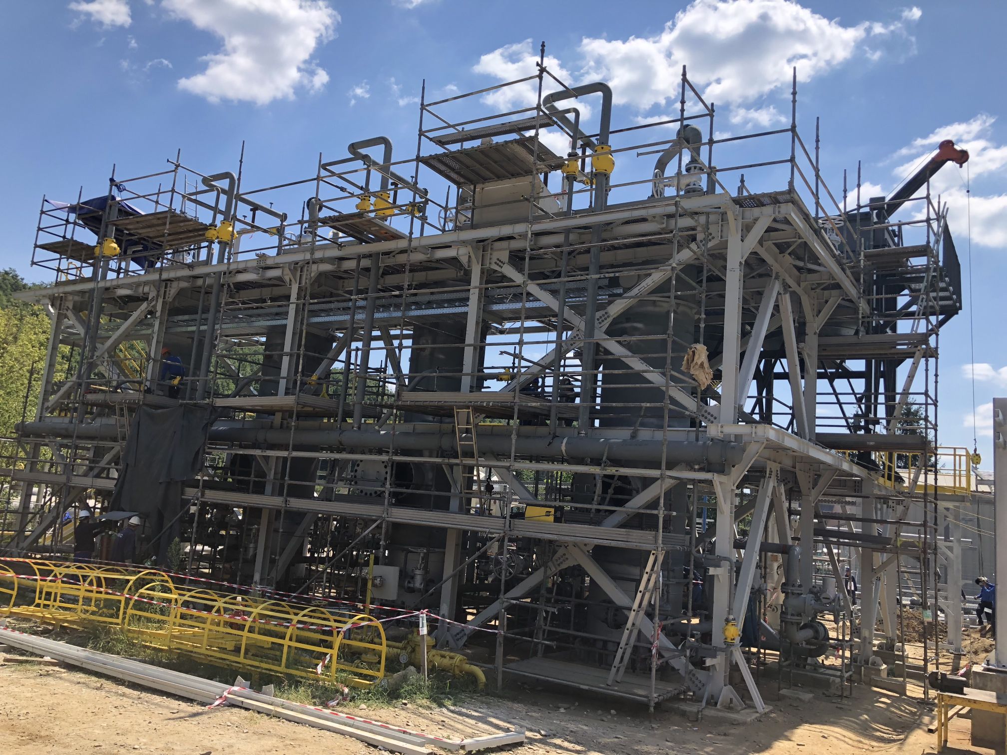 Productie si montaj structura statie gaze pt OMVP