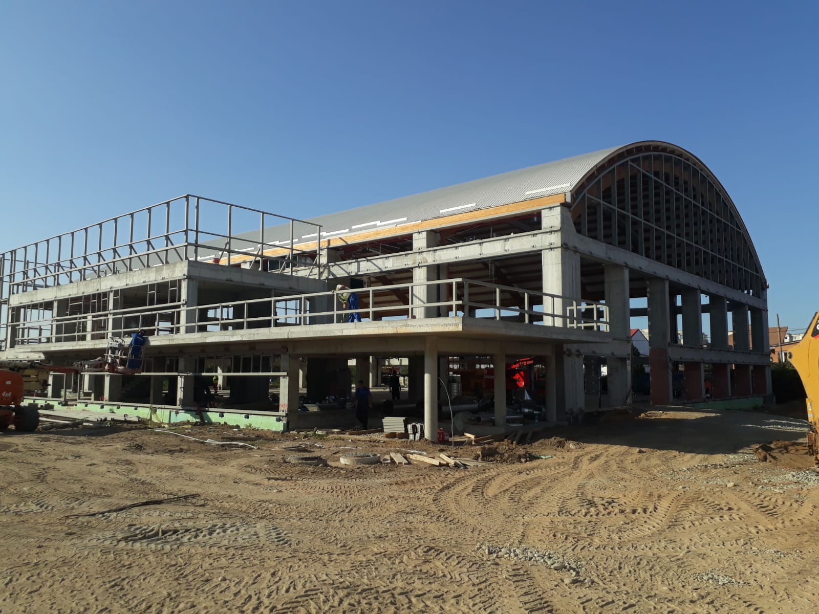 Productie si montaj structura Liceul Militar din Craiova