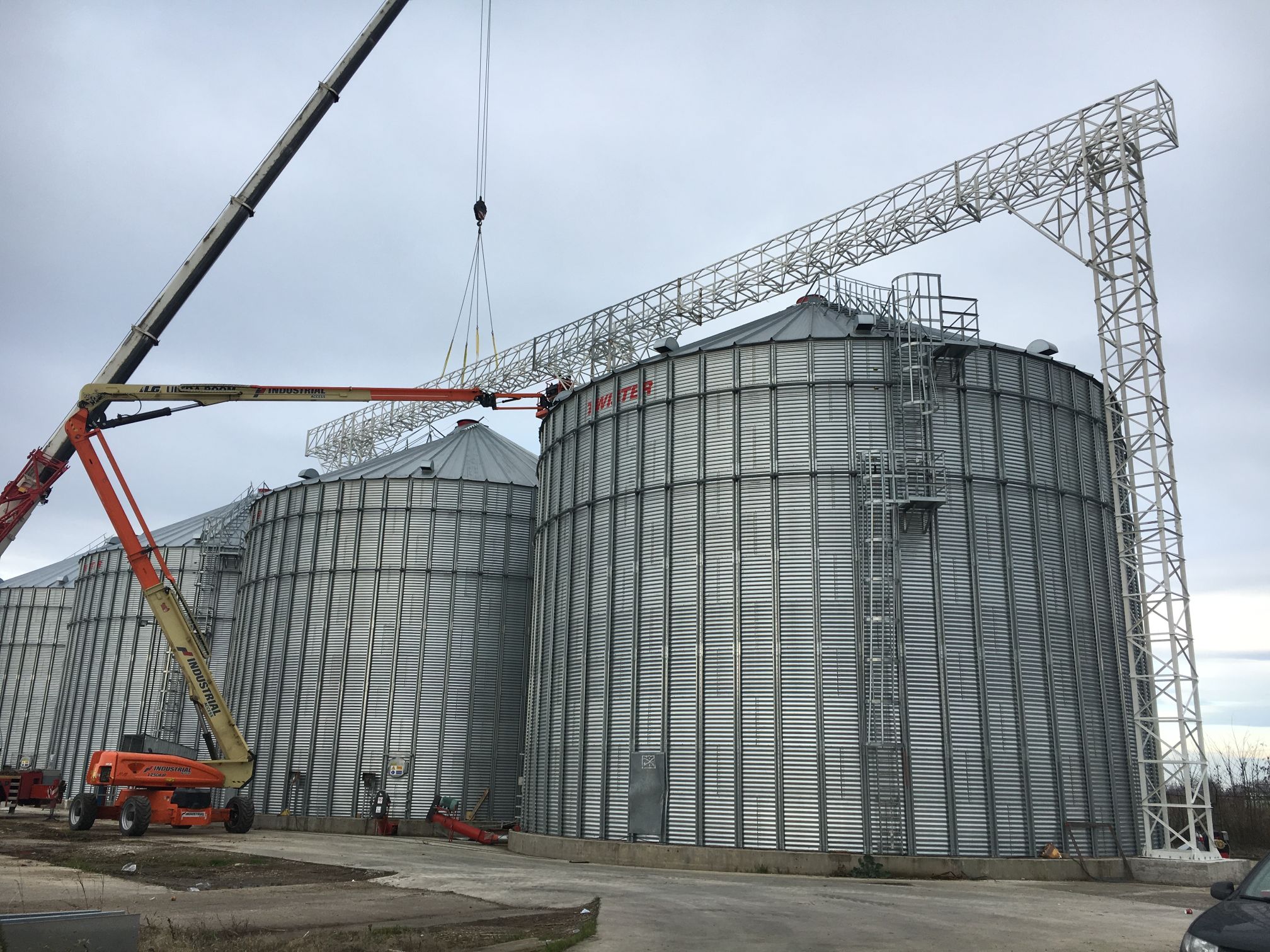 Productie si montaj structura silozuri Oltina